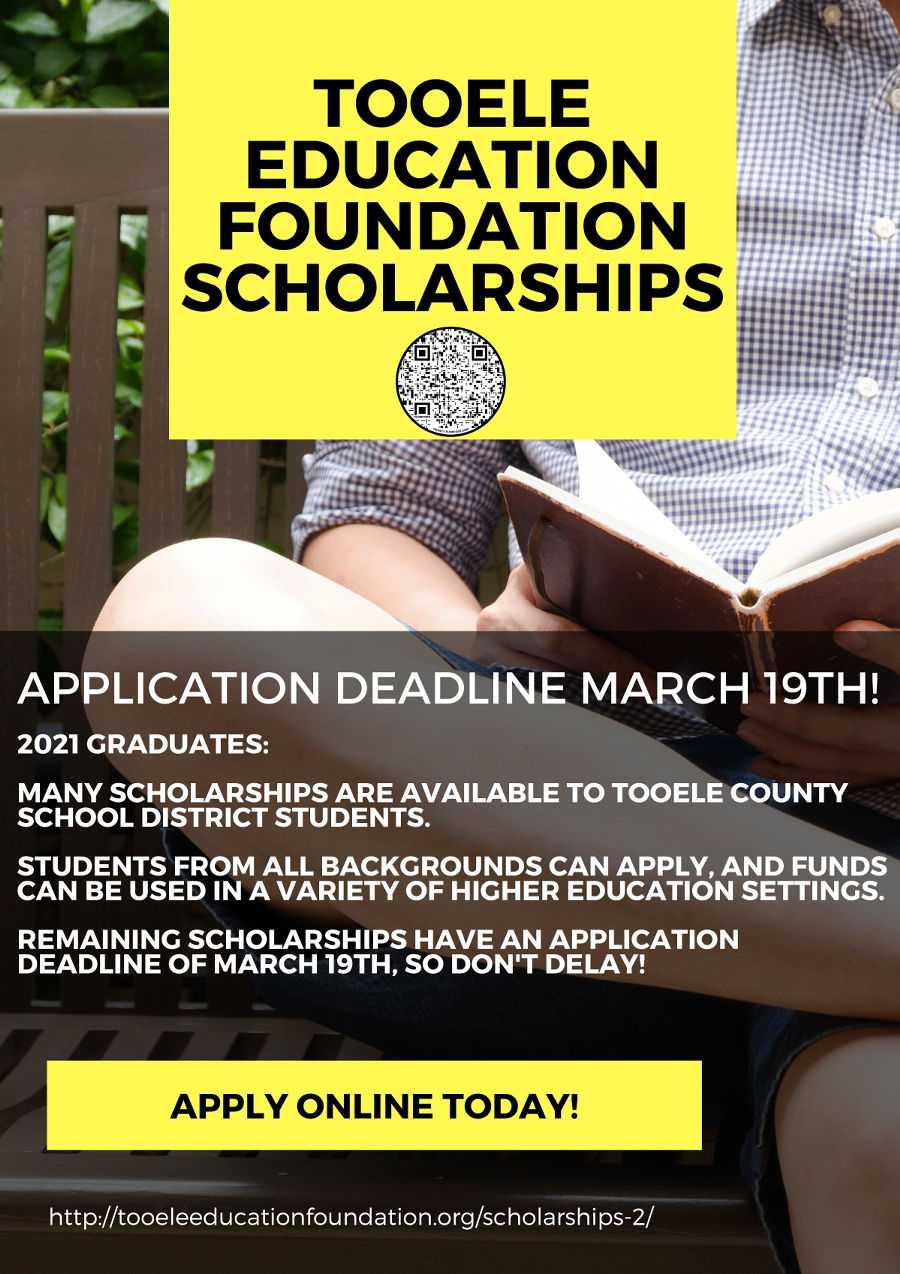 Image of a flyer titled TEF Scholarship Deadline Approaches