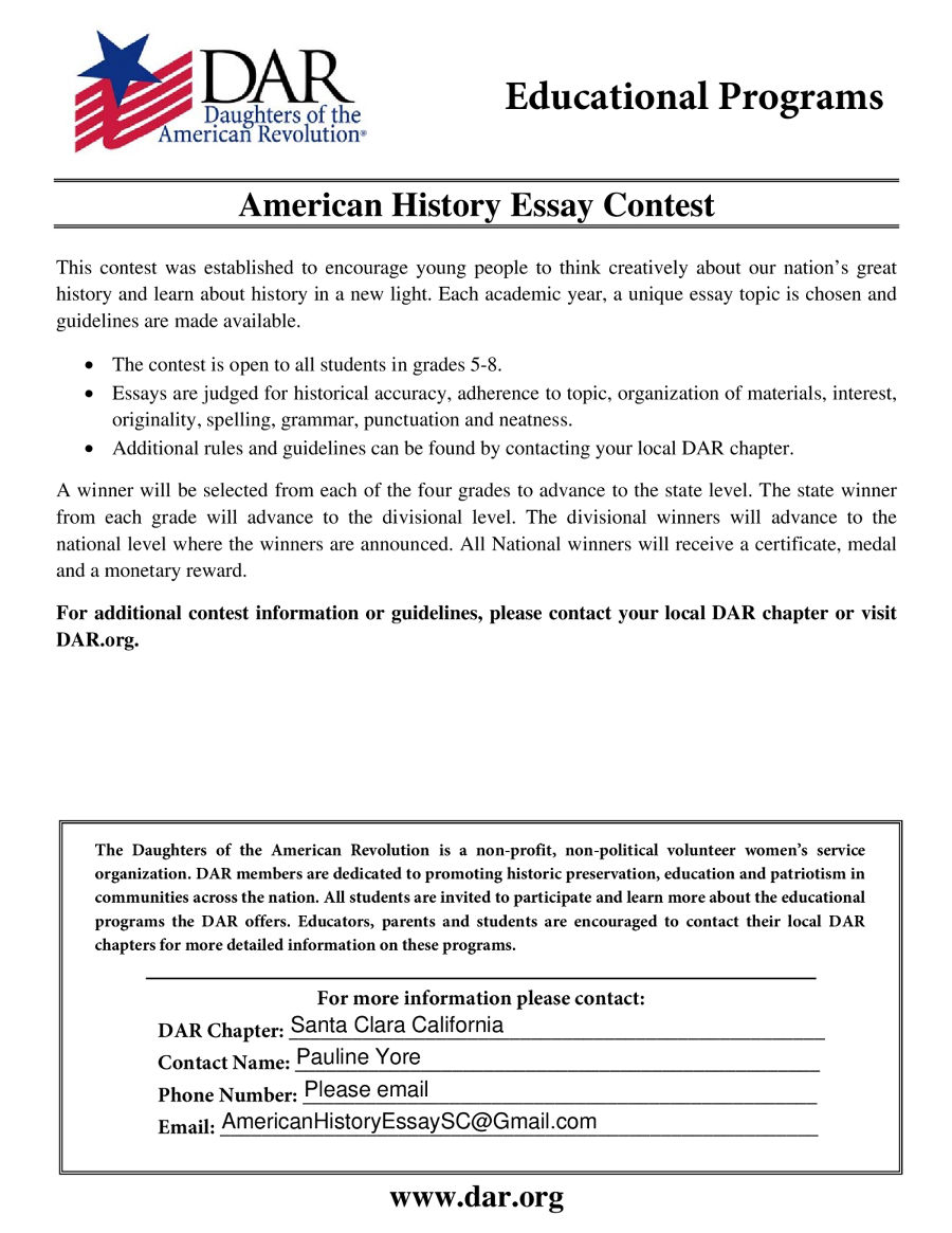 american history essay